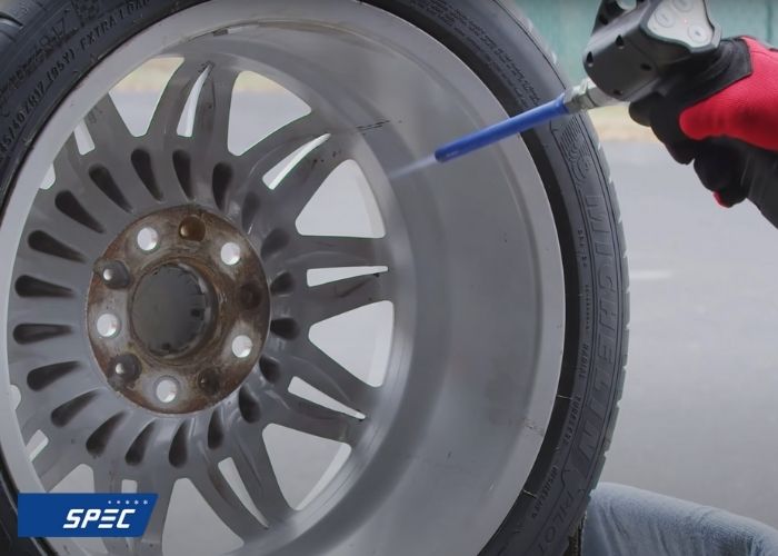 how to clean car tires with dry ice blasting