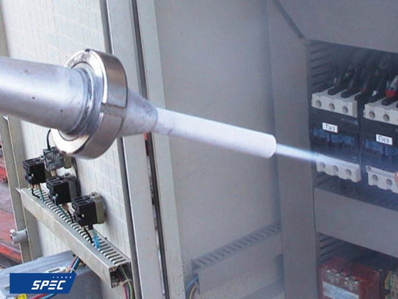 can dry ice clean electric components